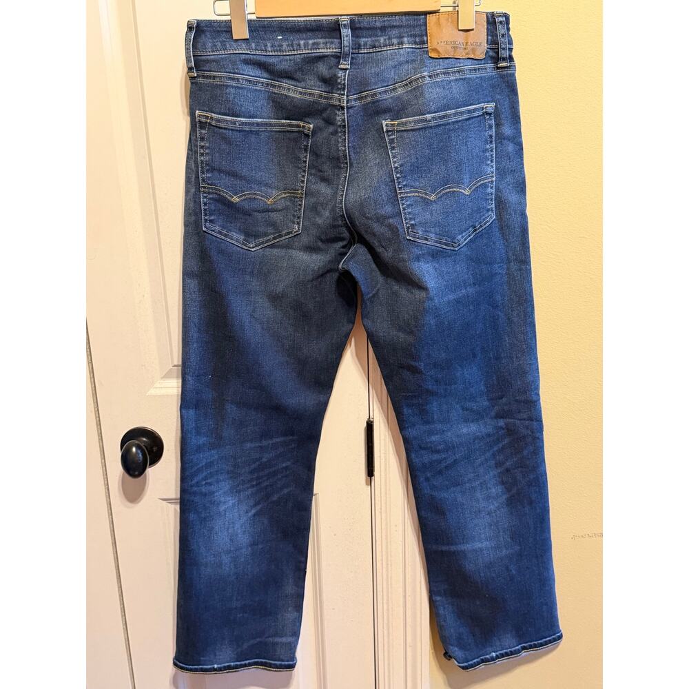 American Eagle Extreme Flex Original Boot Cut Fit Blue Jeans Men's 32x30 - Picture 6 of 13